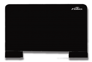Fisher Slim fancoil fekete (fekete lábak)